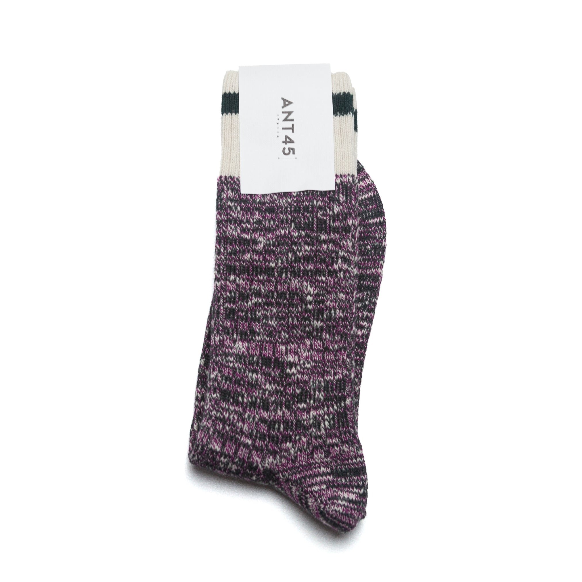 Firenze Sock in Marled Purple