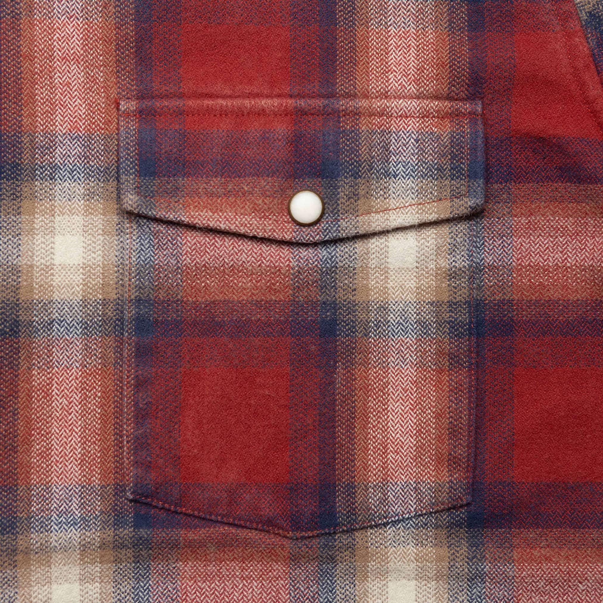 The Glacier Shirt in Red Plaid - 46
