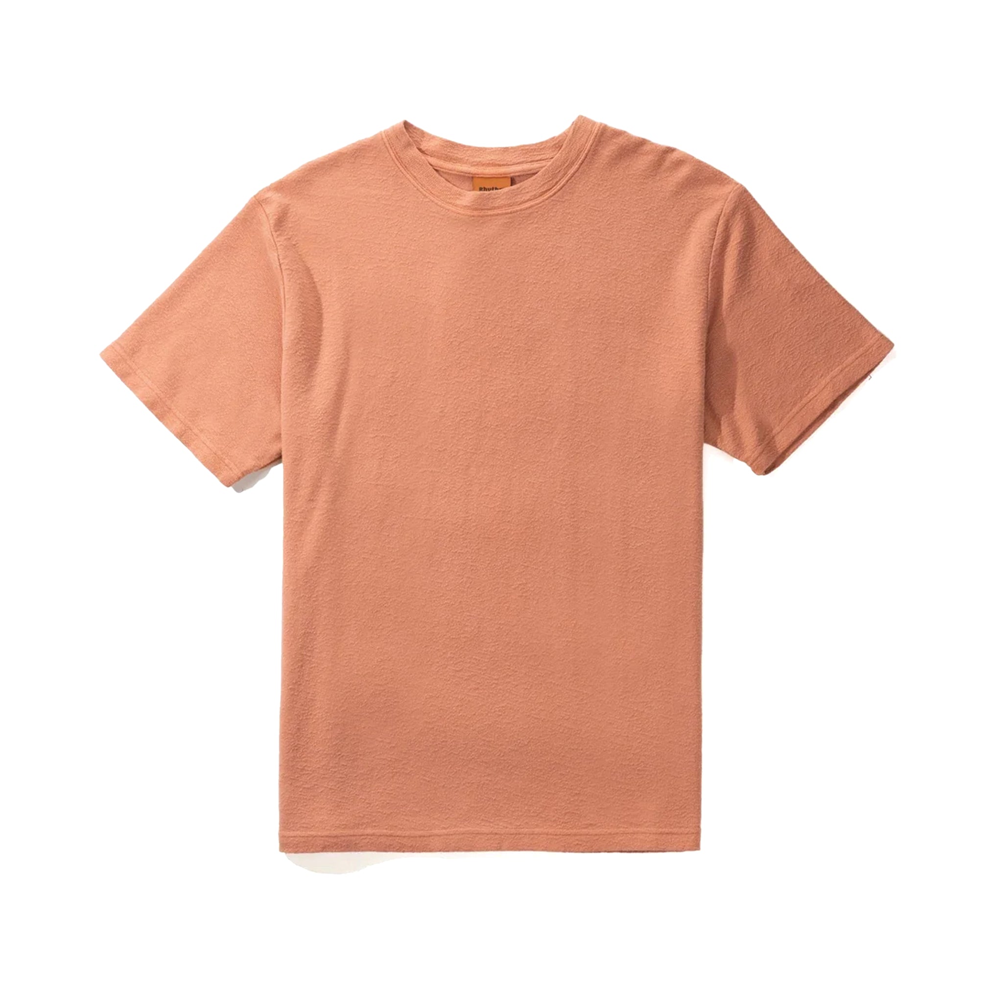 Textured T-Shirt in Rust