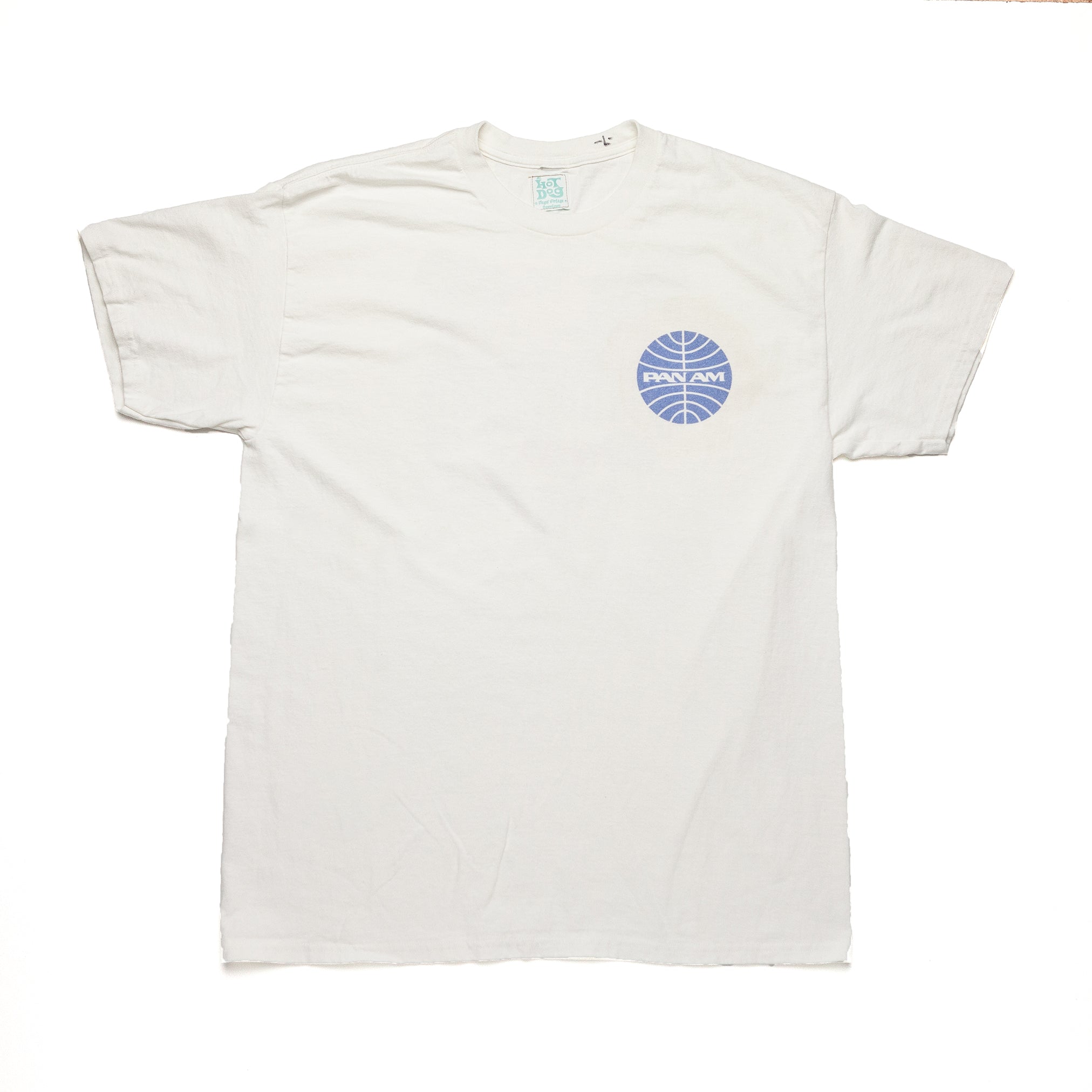 トップス Ameri AM LOGO OVER LONG TEE Pan Am Globe Men's Long Sleeve - Planewear