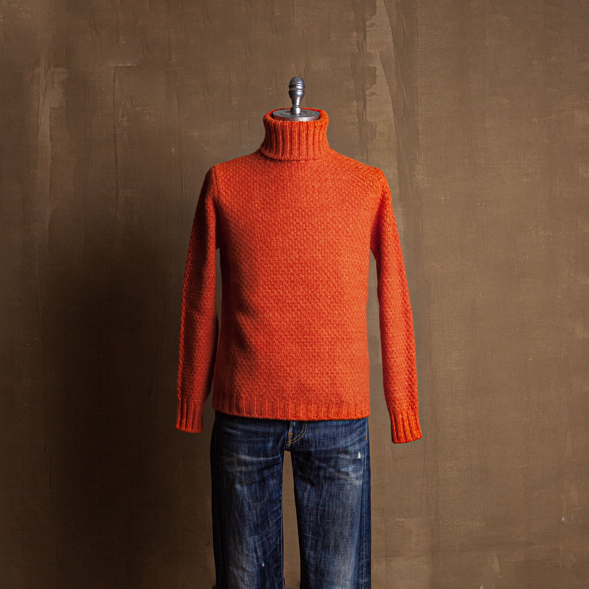 Dolcevita Sweater in Rust