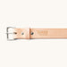 Standard Belt - Natural / Stainless - The Revive Club