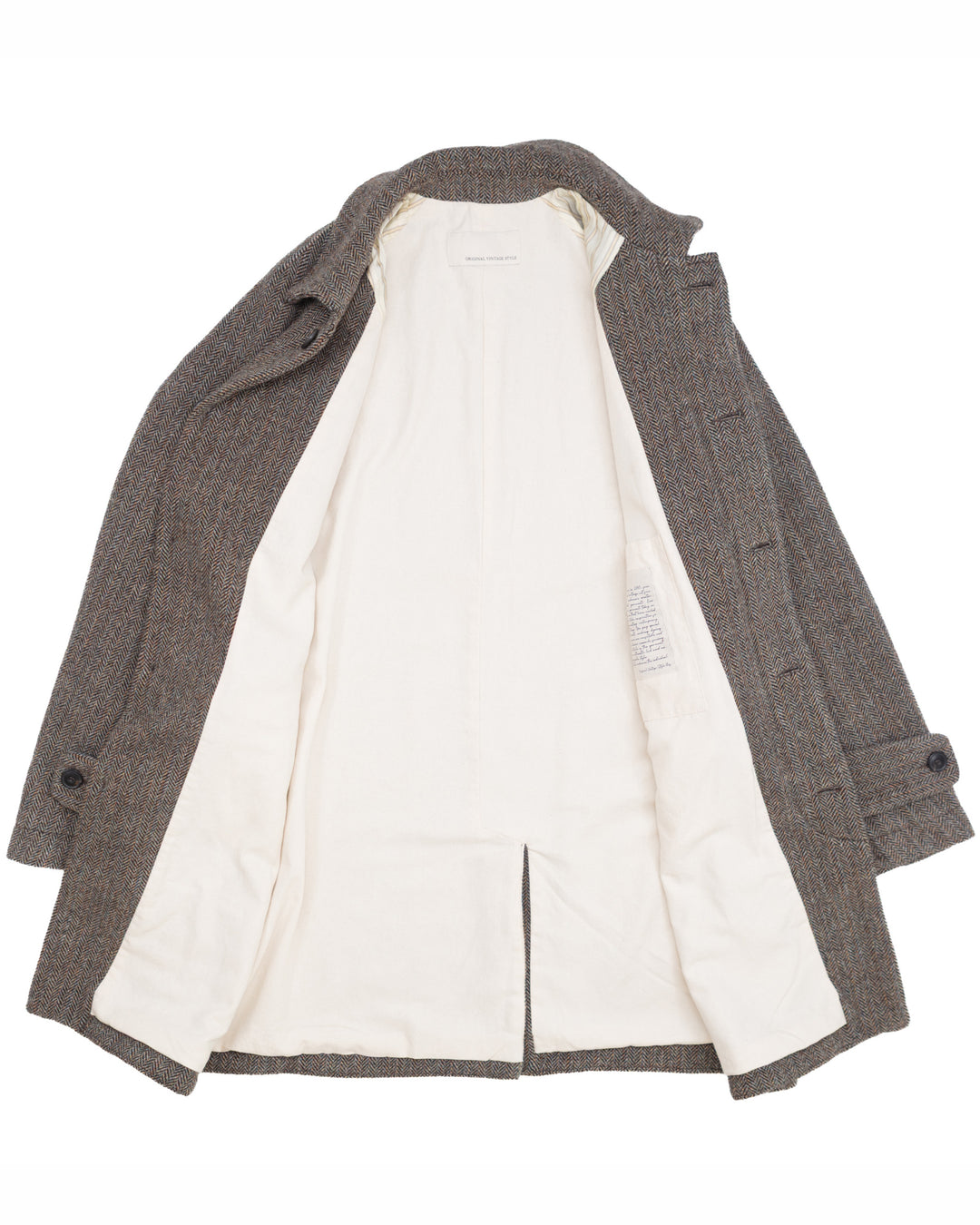 The Patrik Coat in Shetland Herringbone