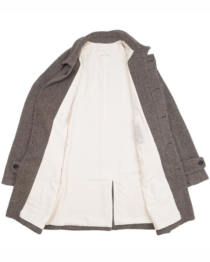 The Patrik Coat in Shetland Herringbone