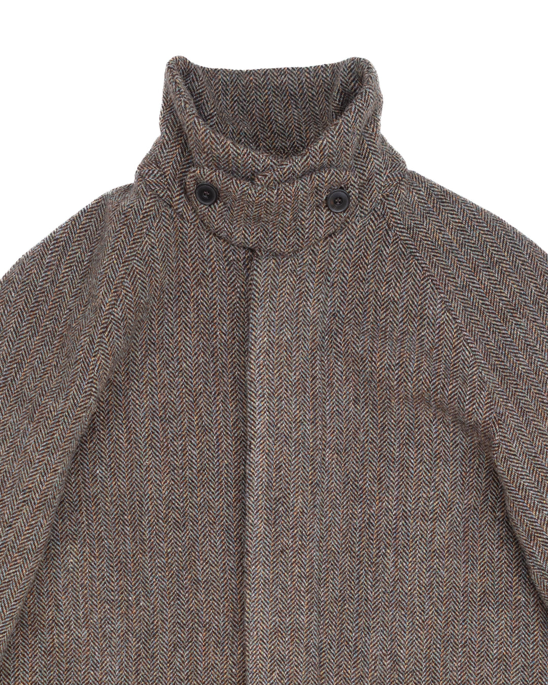 The Patrik Coat in Shetland Herringbone