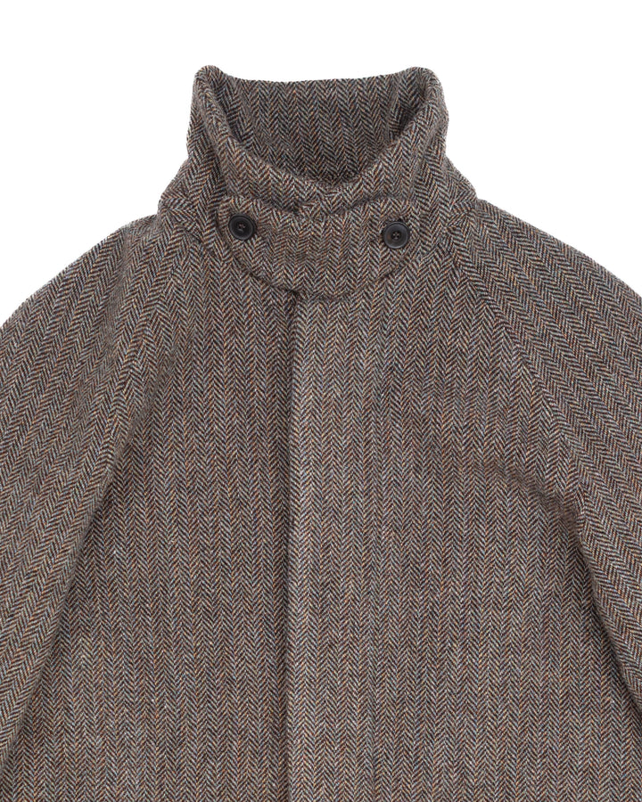 The Patrik Coat in Shetland Herringbone