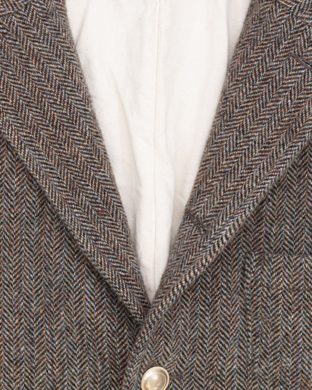 The Omero Jacket in Shetland Herringbone