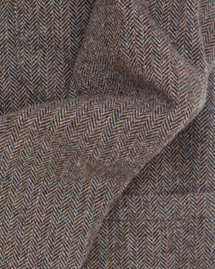 The Omero Jacket in Shetland Herringbone