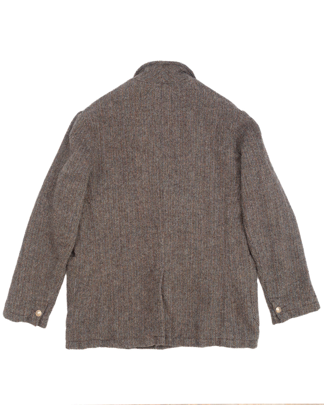 The Omero Jacket in Shetland Herringbone