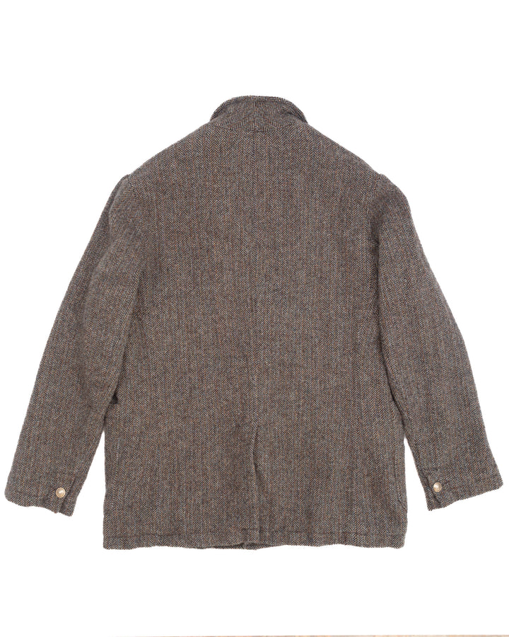 The Omero Jacket in Shetland Herringbone