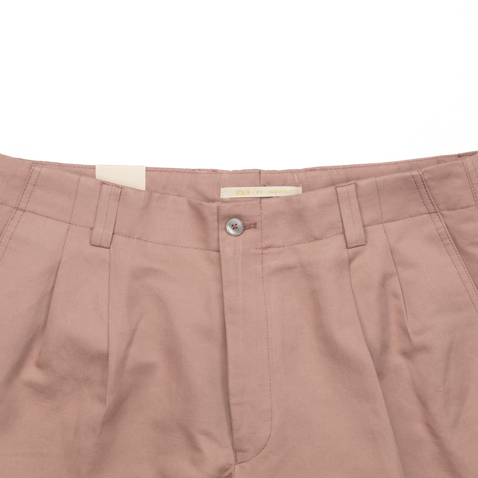 Cardiff Cotton & Linen Pant in Dusty Rose