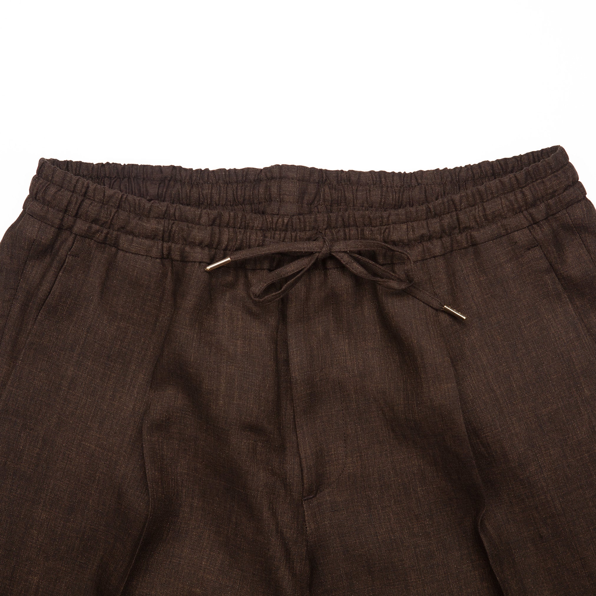 Wimbledon Pants in Brown Linen