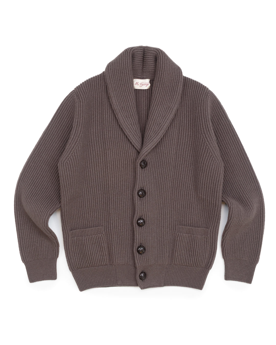Shawl Cardigan in Taupe