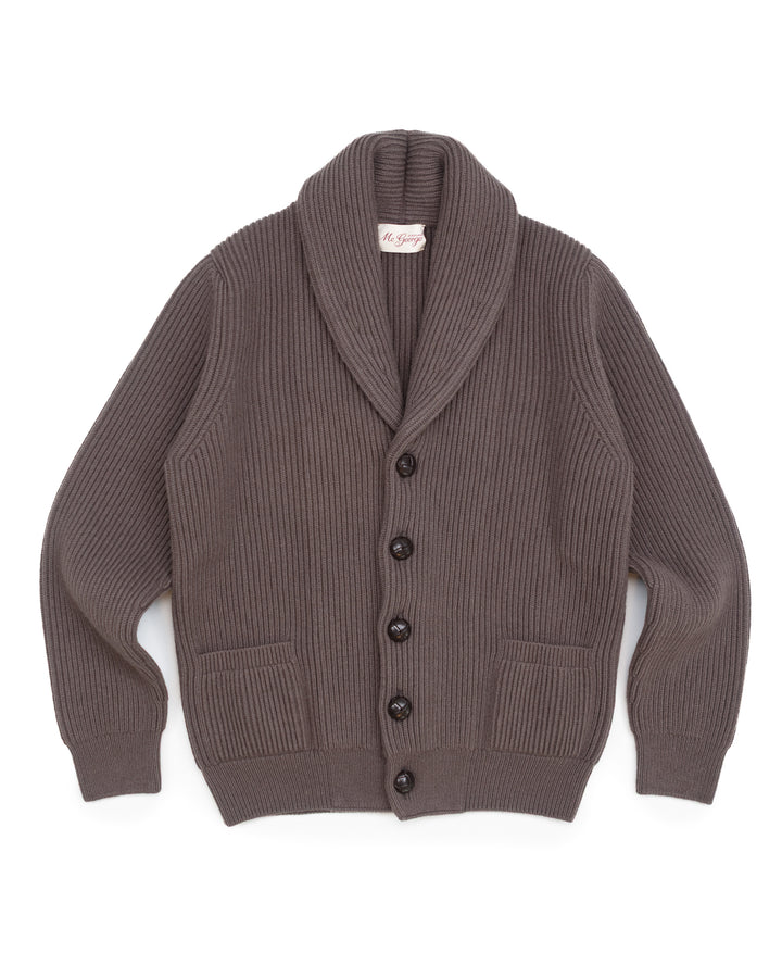Shawl Cardigan in Taupe