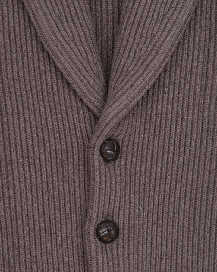 Shawl Cardigan in Taupe