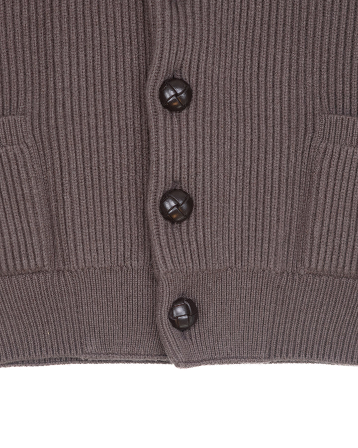 Shawl Cardigan in Taupe