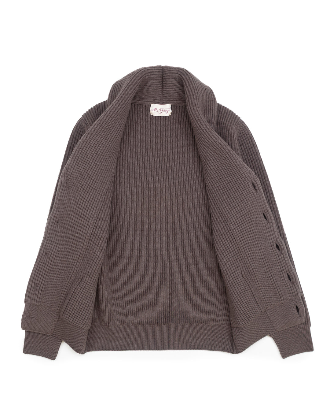 Shawl Cardigan in Taupe