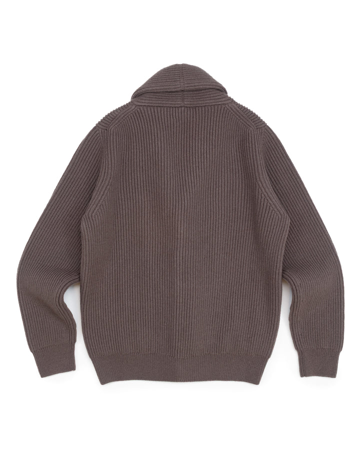 Shawl Cardigan in Taupe