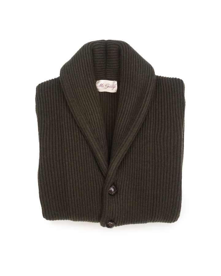 Shawl Cardigan in Forest