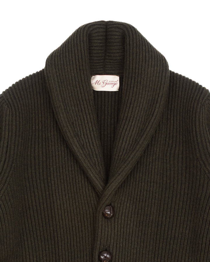 Shawl Cardigan in Forest
