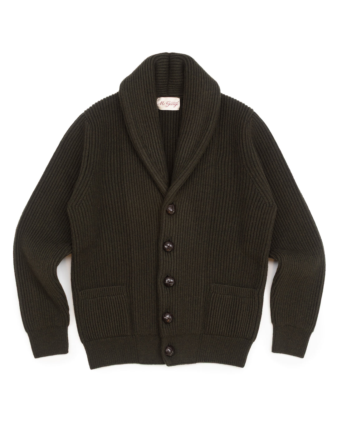 Shawl Cardigan in Forest