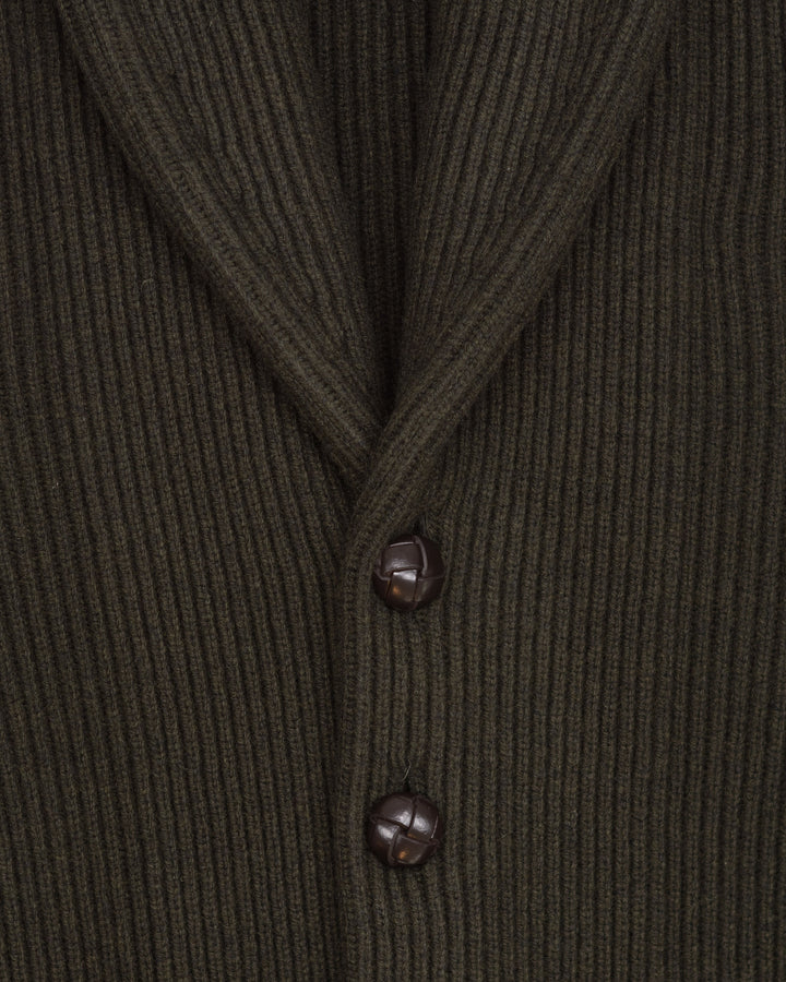Shawl Cardigan in Forest
