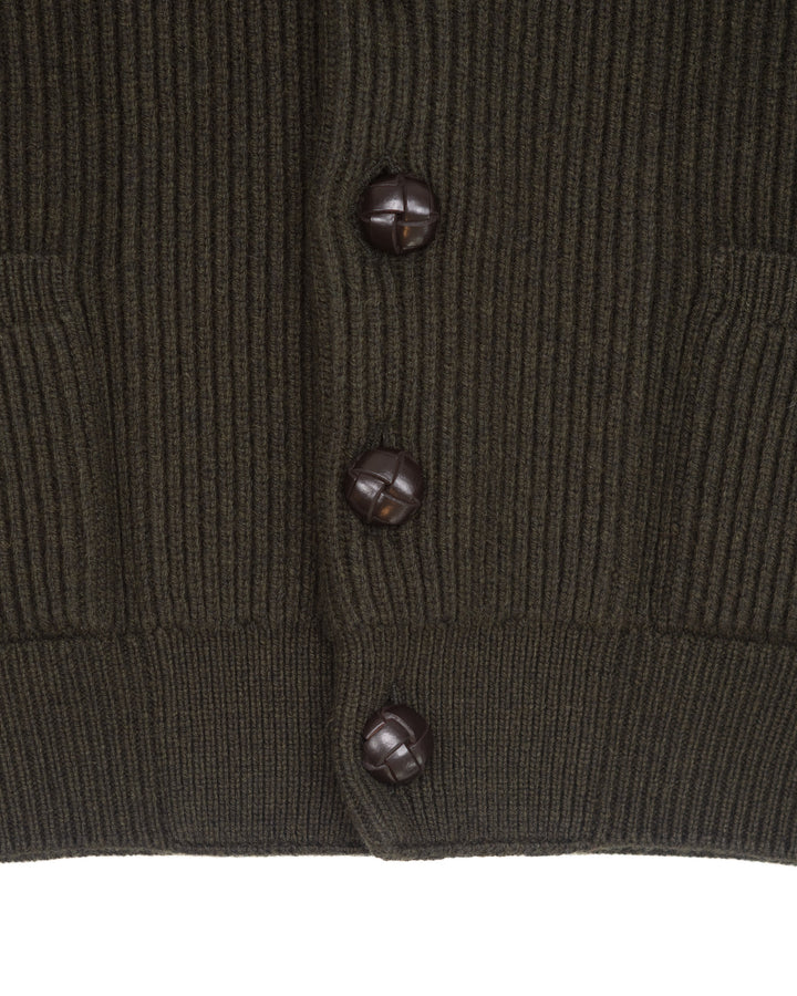 Shawl Cardigan in Forest
