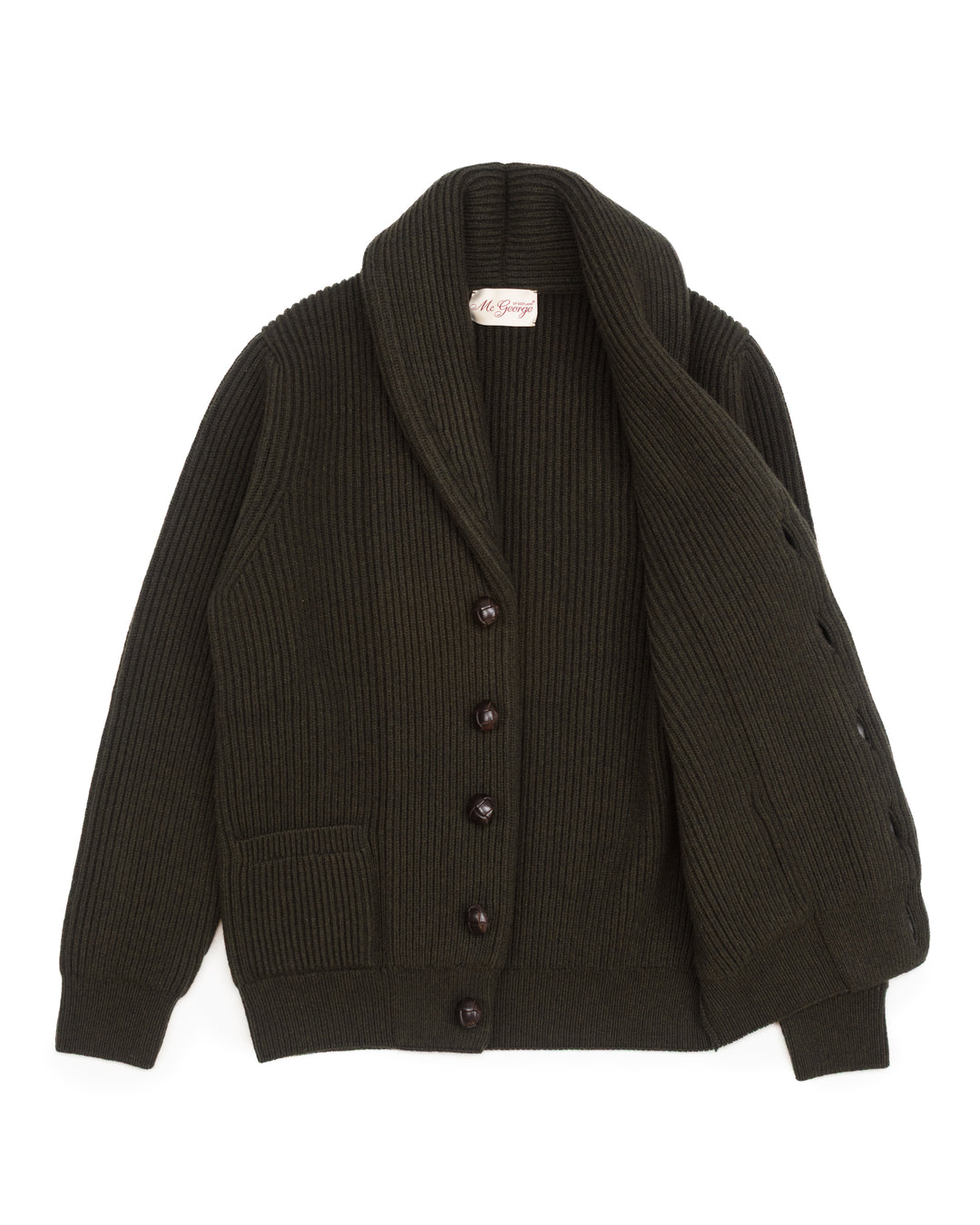 Shawl Cardigan in Forest