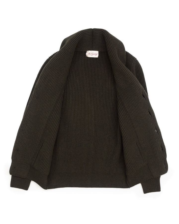 Shawl Cardigan in Forest