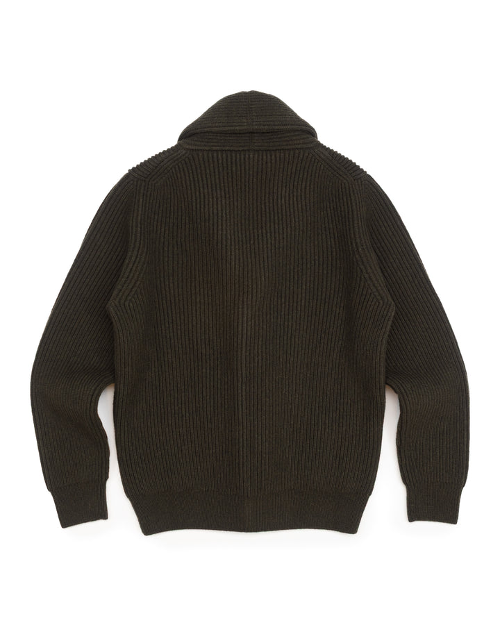 Shawl Cardigan in Forest