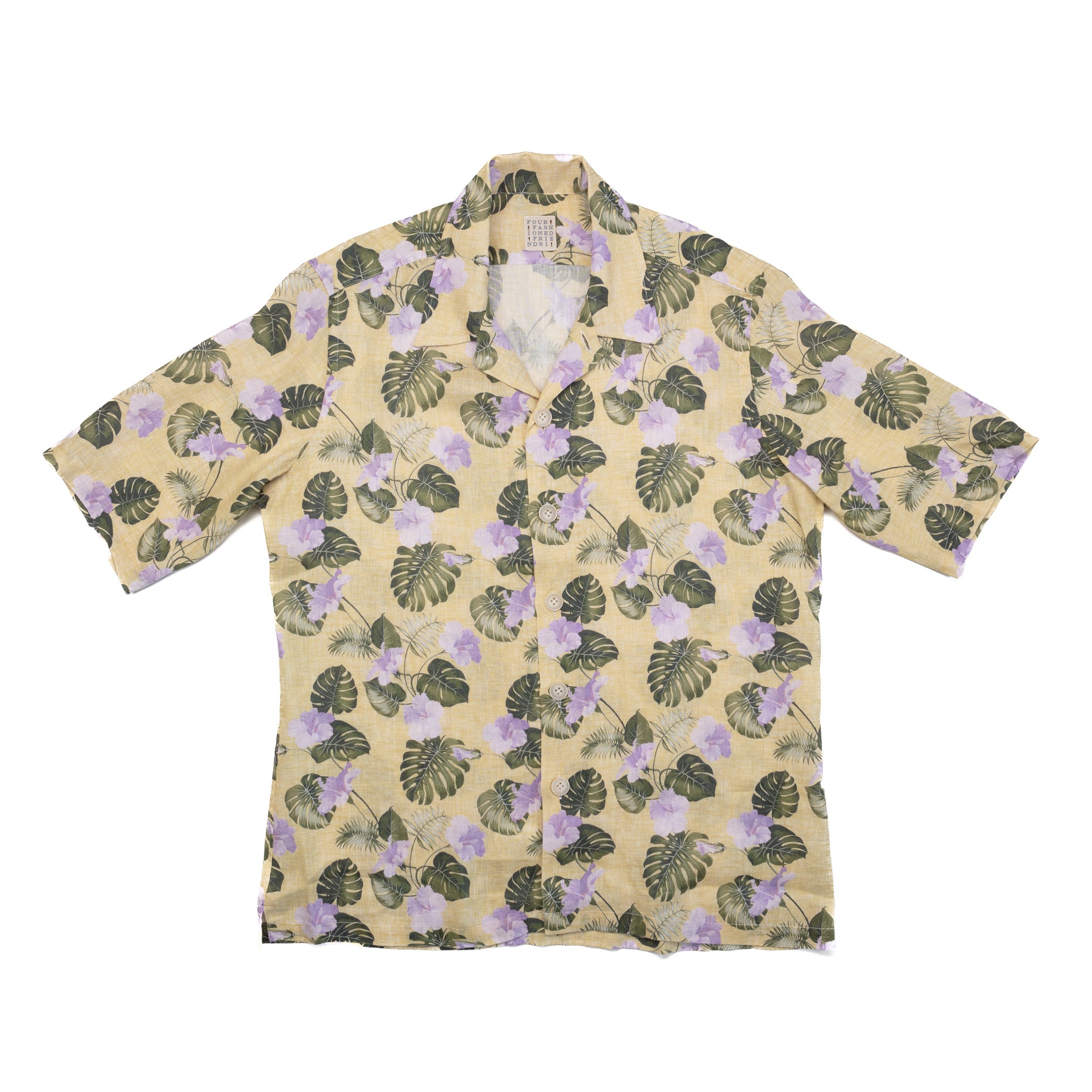 Green Palms Hawaii Linen Shirt