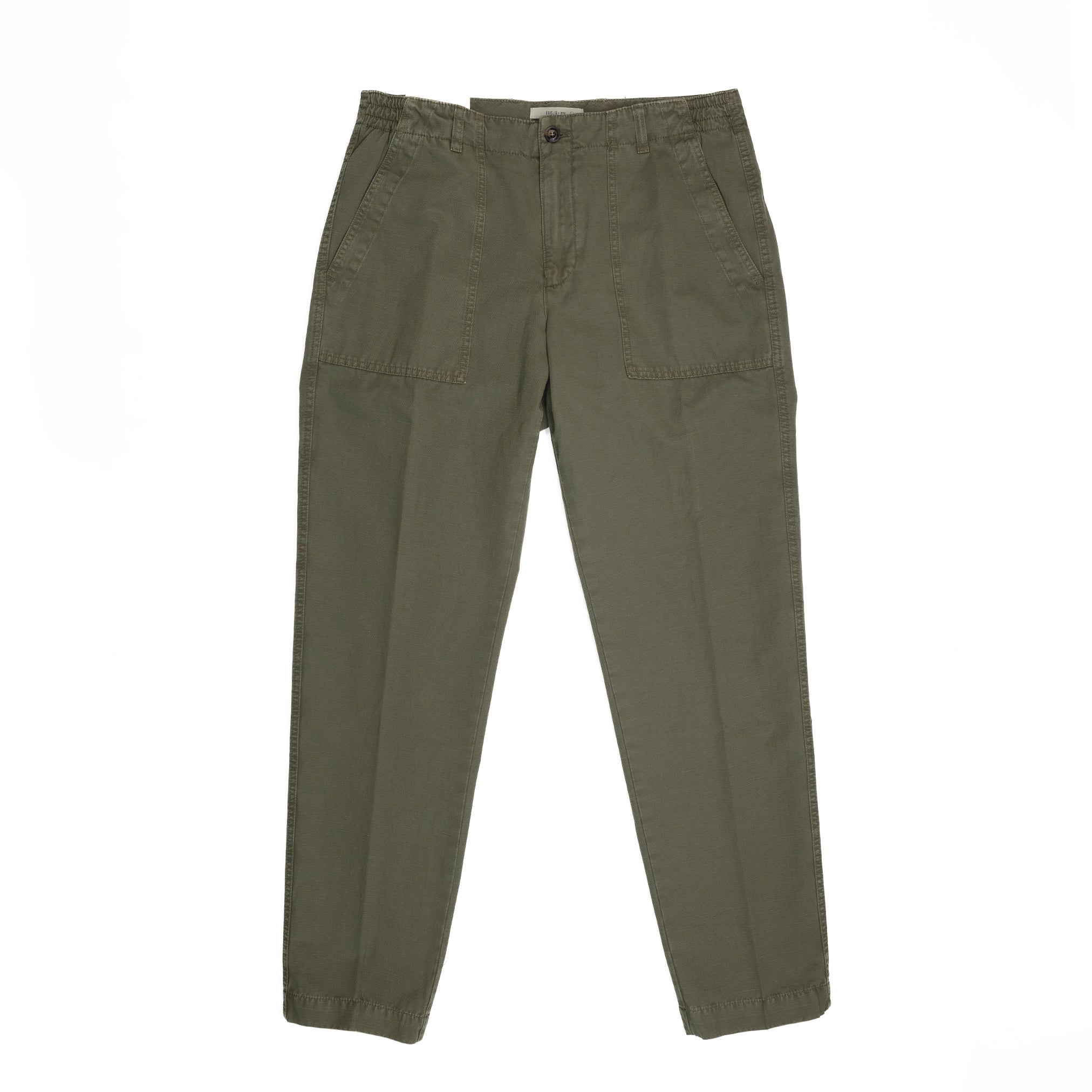 Cotton & Linen Fatigues in Green