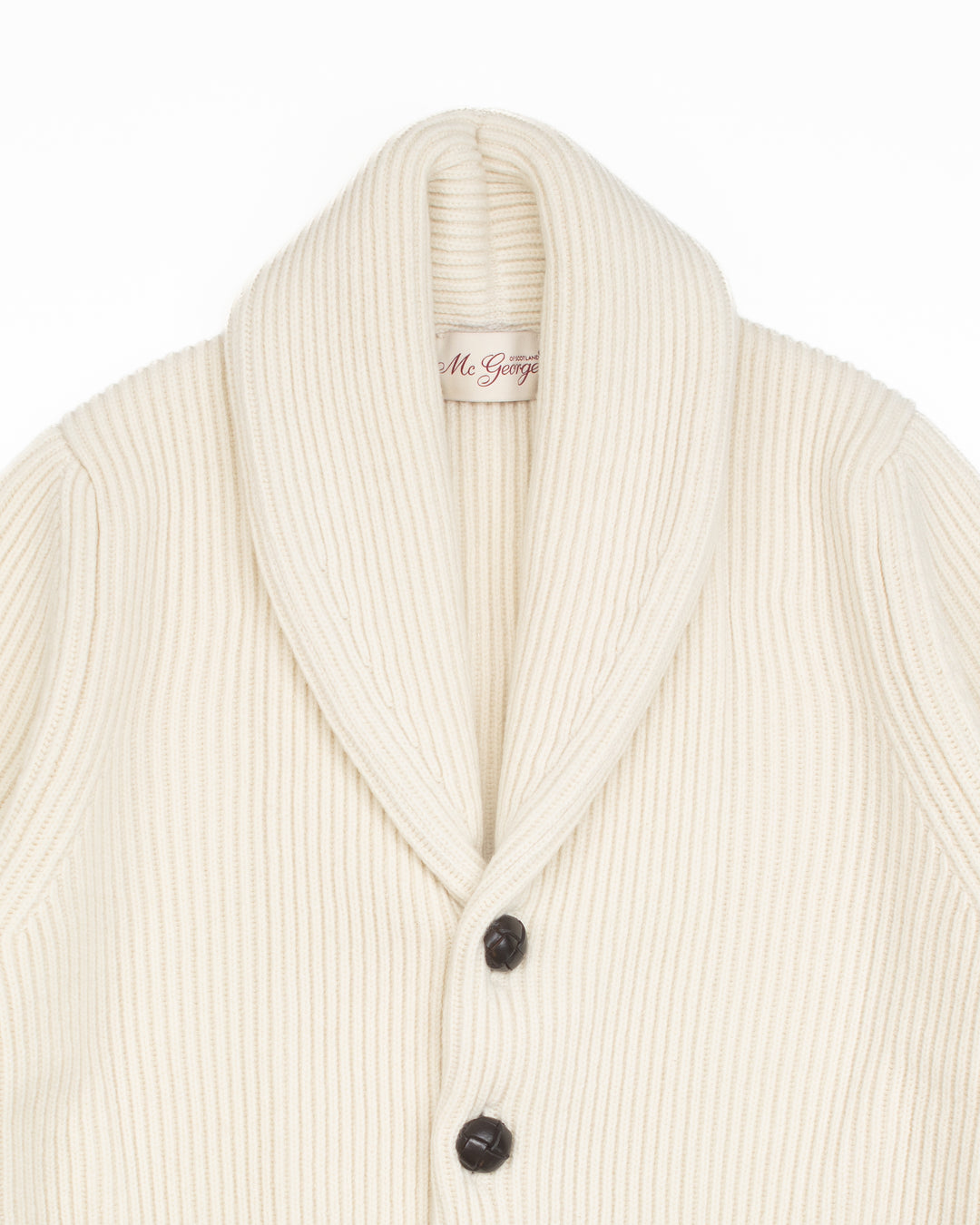 Shawl Cardigan in Ecru