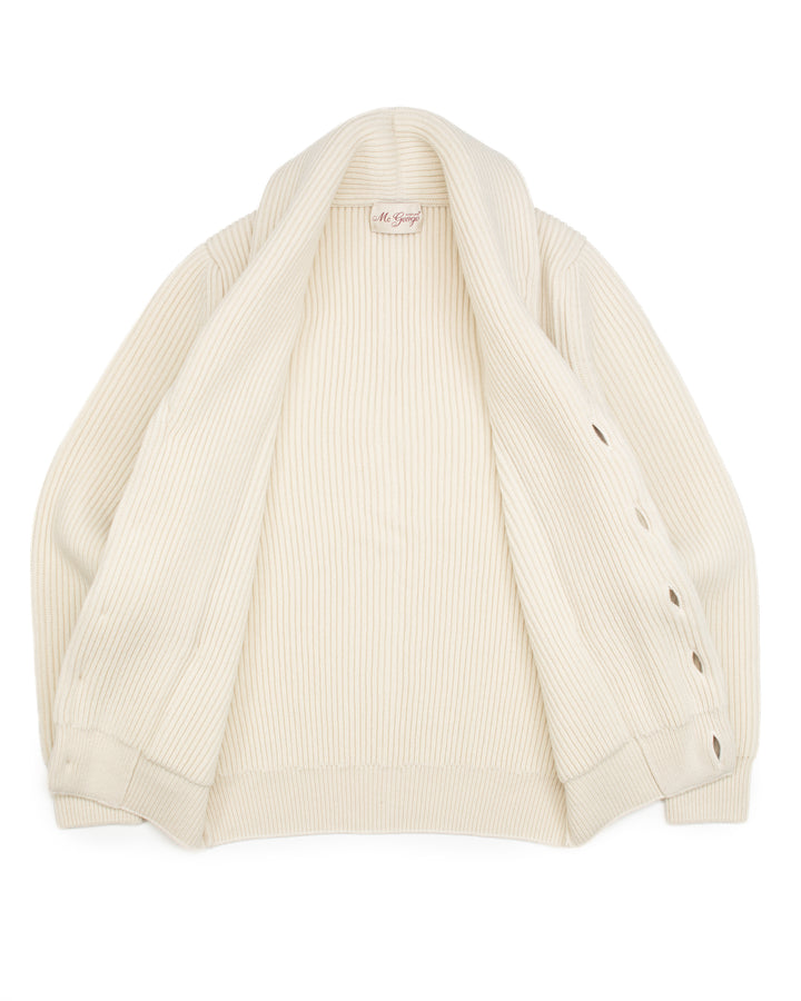 Shawl Cardigan in Ecru