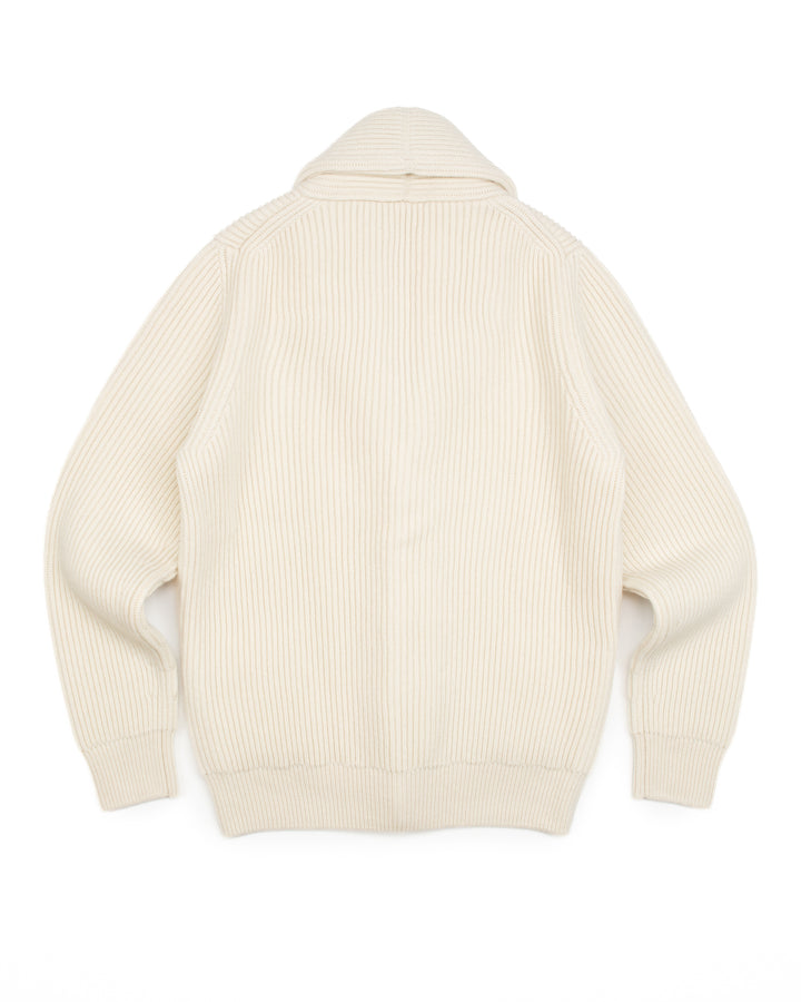 Shawl Cardigan in Ecru