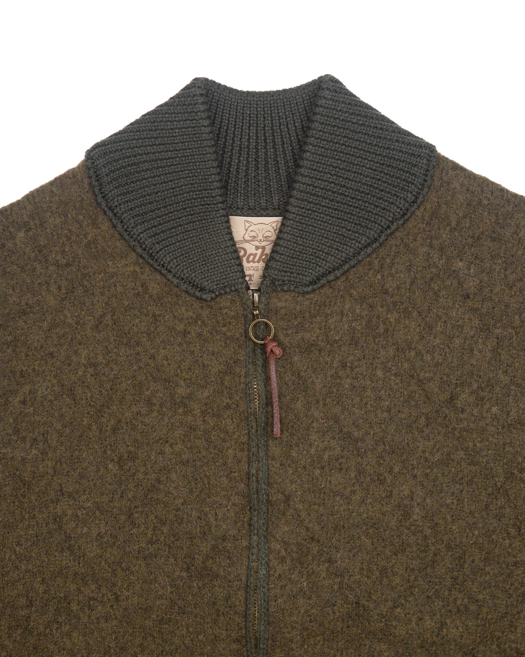 Quilted Bomber in Olive