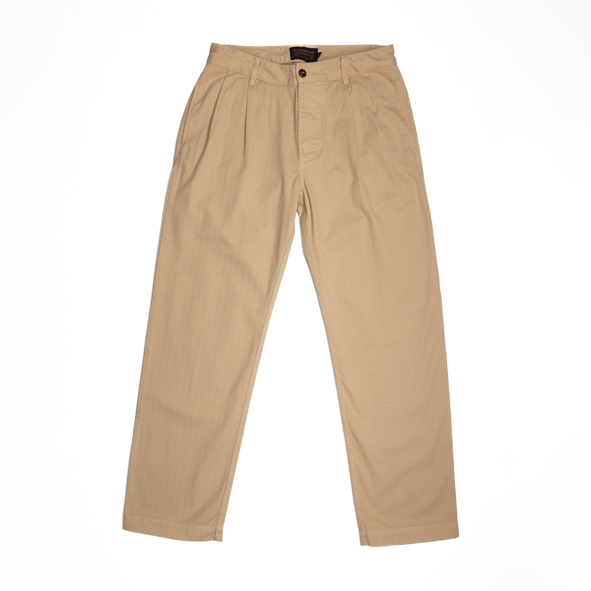 French Chinos in Khaki HBT
