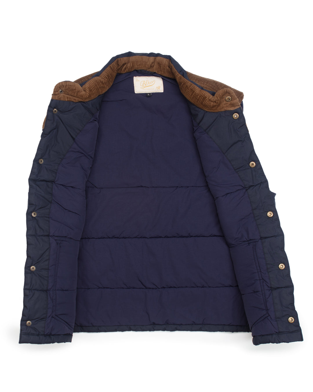 The Marc Vest in Waxed Navy