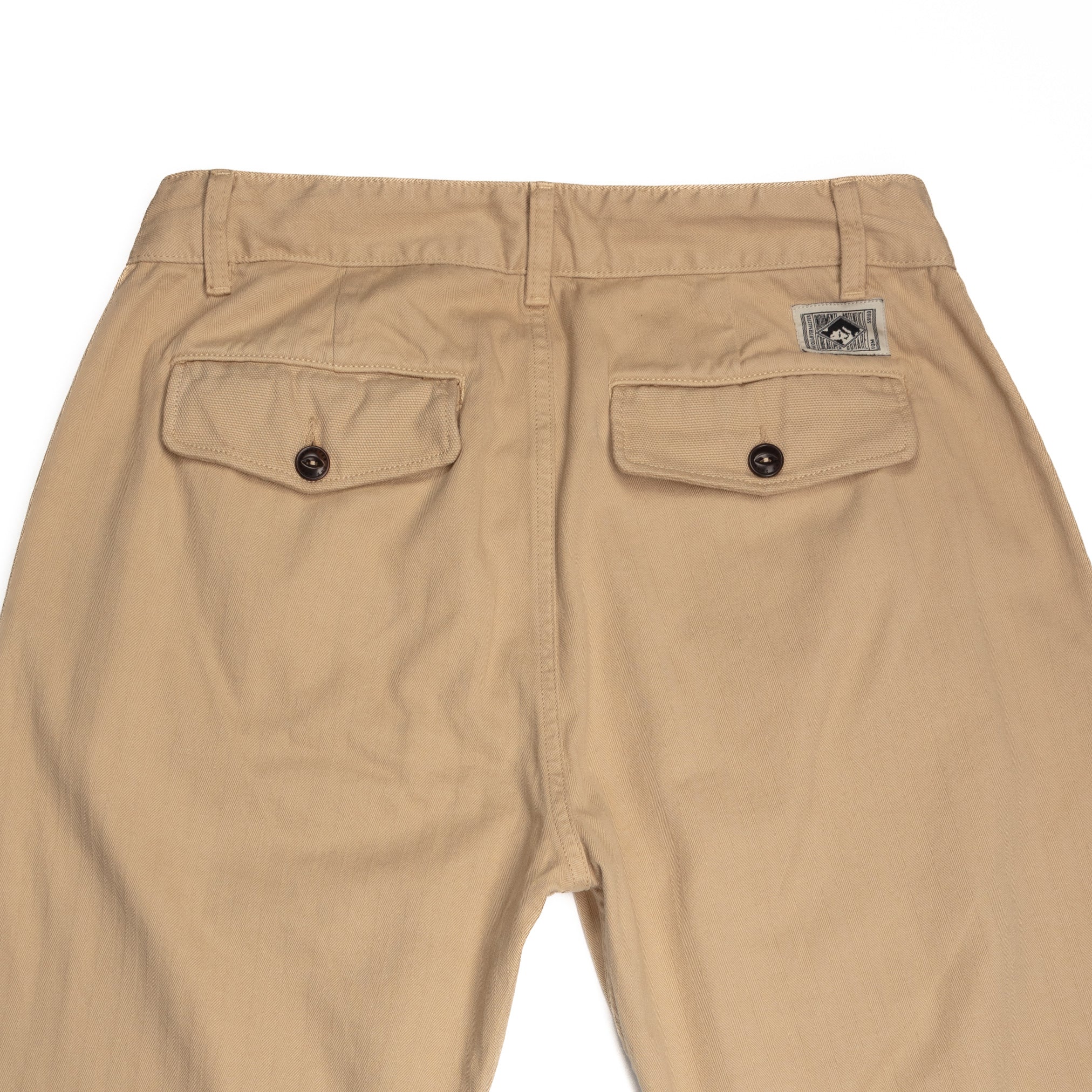 French Chinos in Khaki HBT