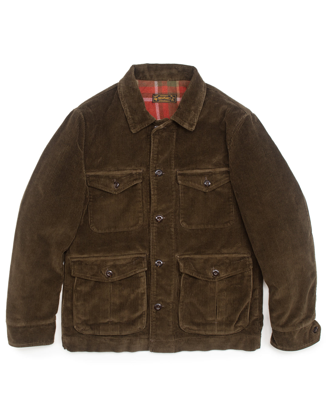 The Burlington Jacket in Green Corduroy
