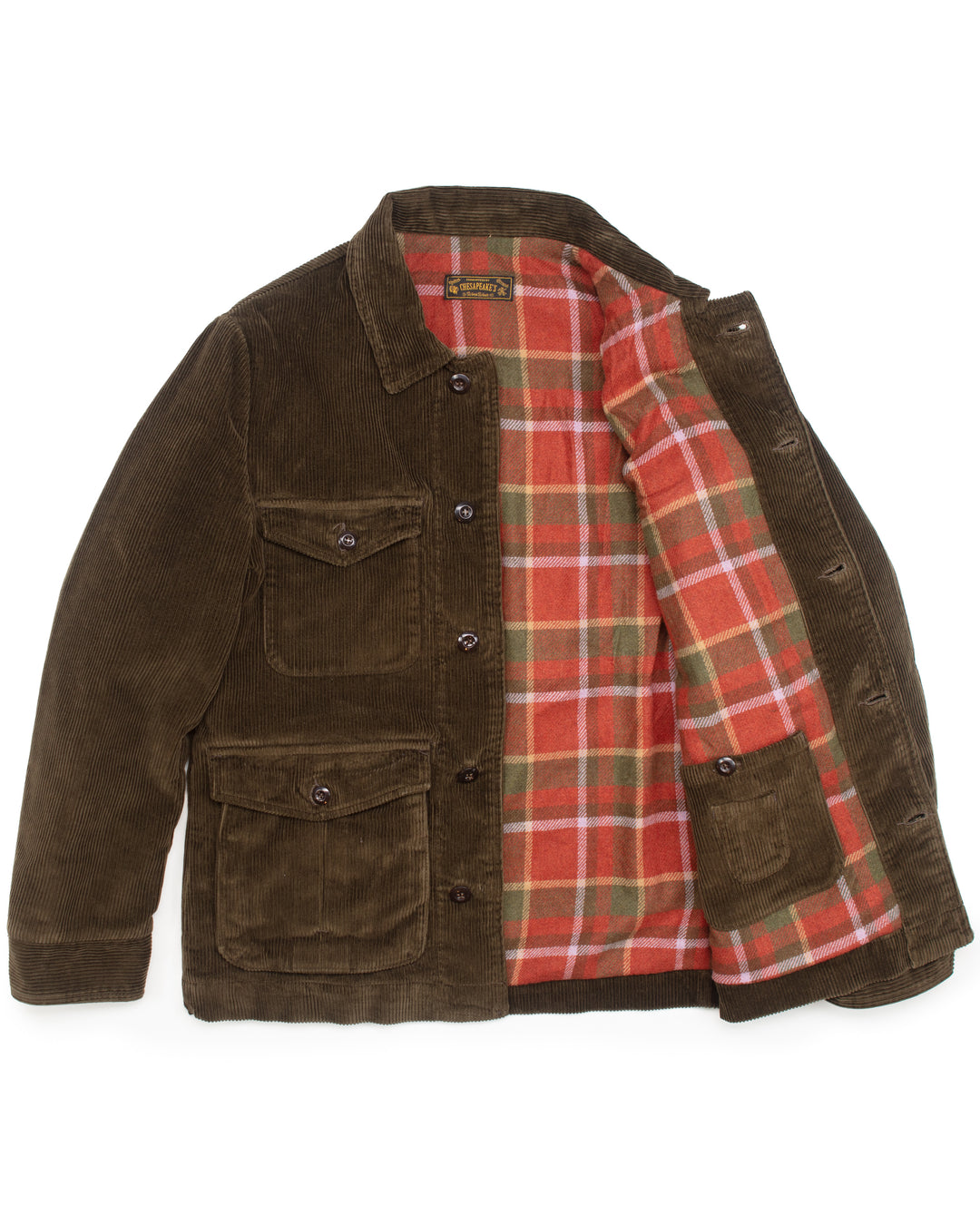 The Burlington Jacket in Green Corduroy
