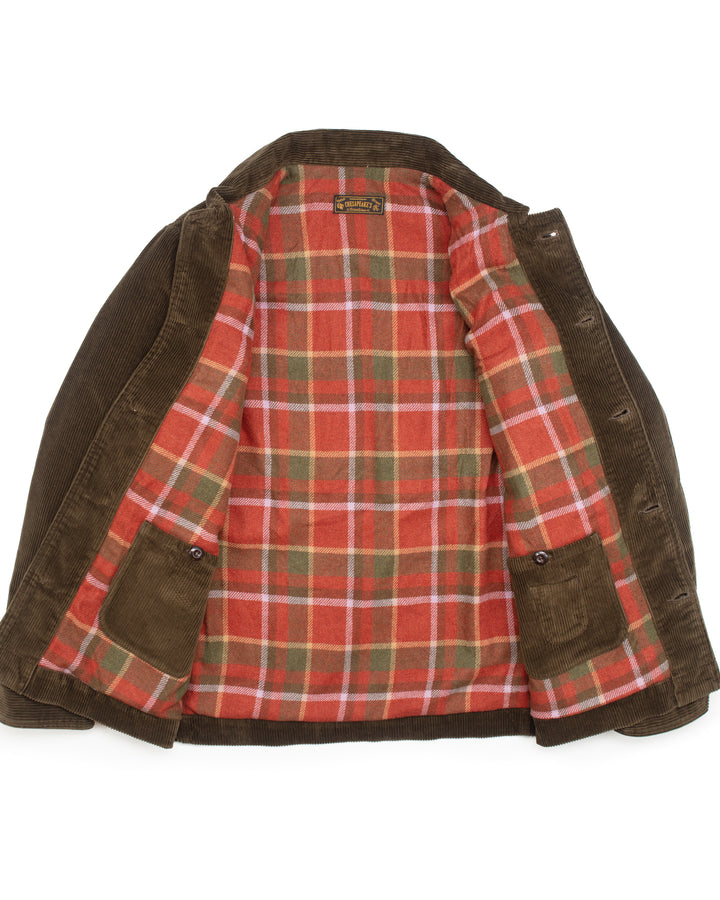 The Burlington Jacket in Green Corduroy