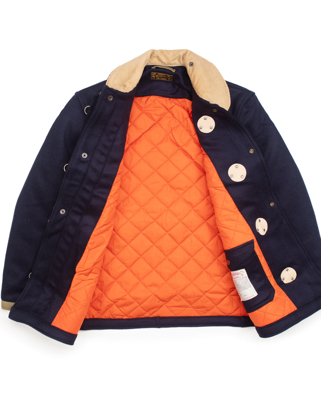 The Bedford Fireman Jacket in Navy Wool