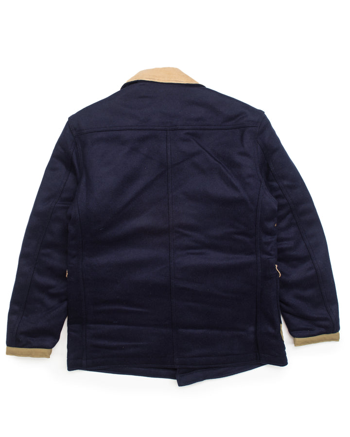 The Bedford Fireman Jacket in Navy Wool