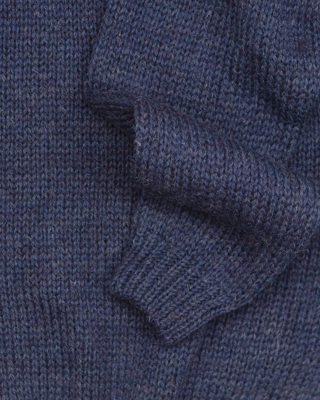 Bristol Zip Neck Jumper in Marine