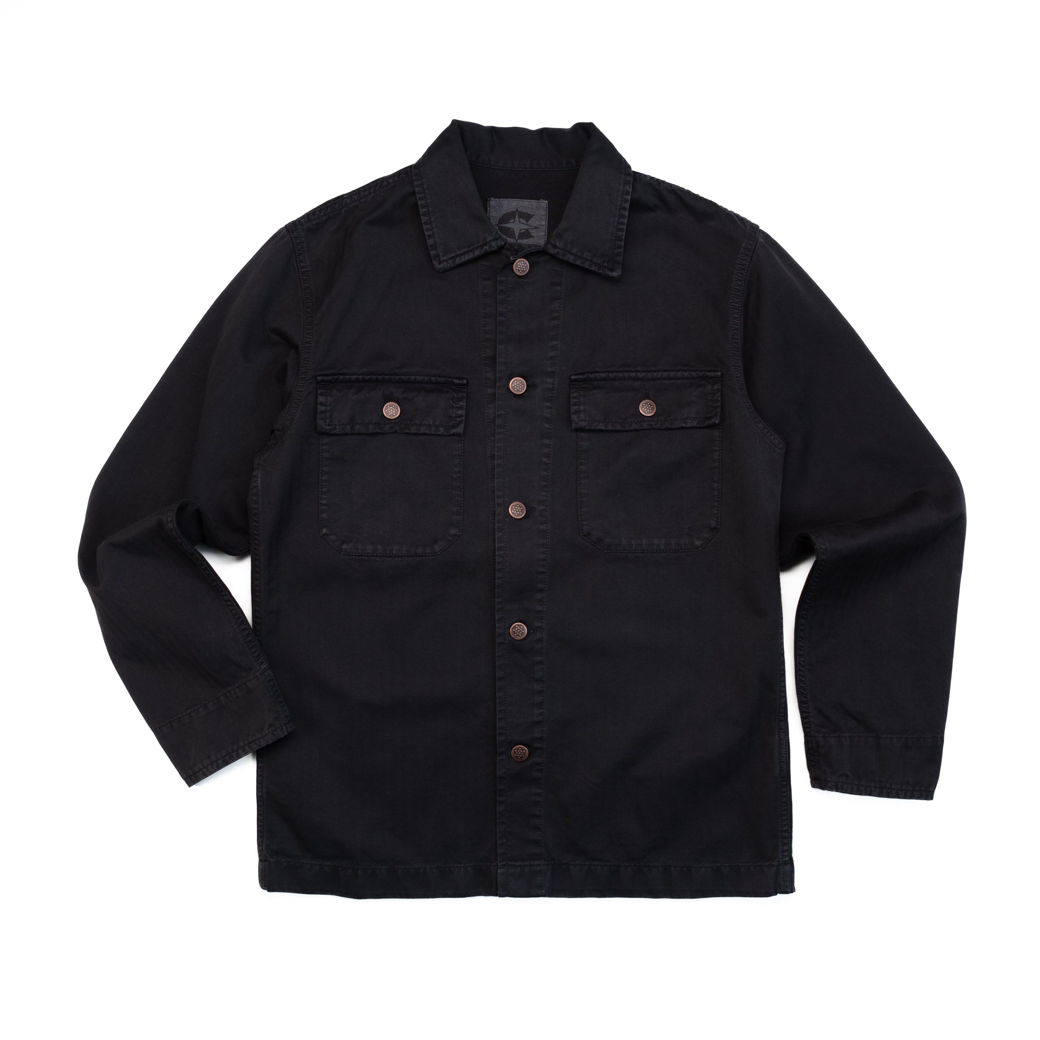 Willy's Field Shirt in Faded Black HBT
