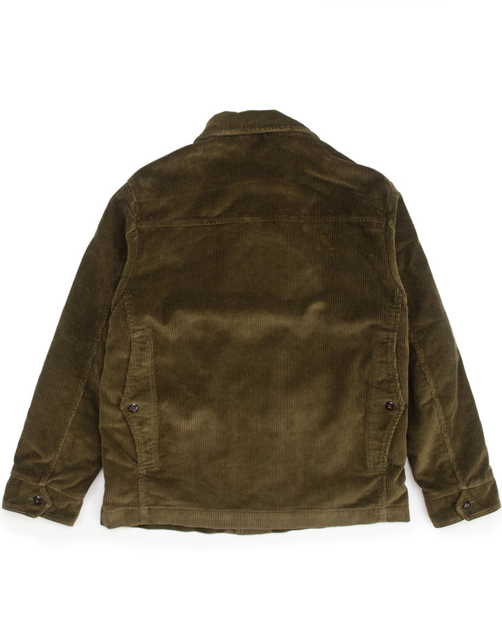 The Burlington Jacket in Green Corduroy