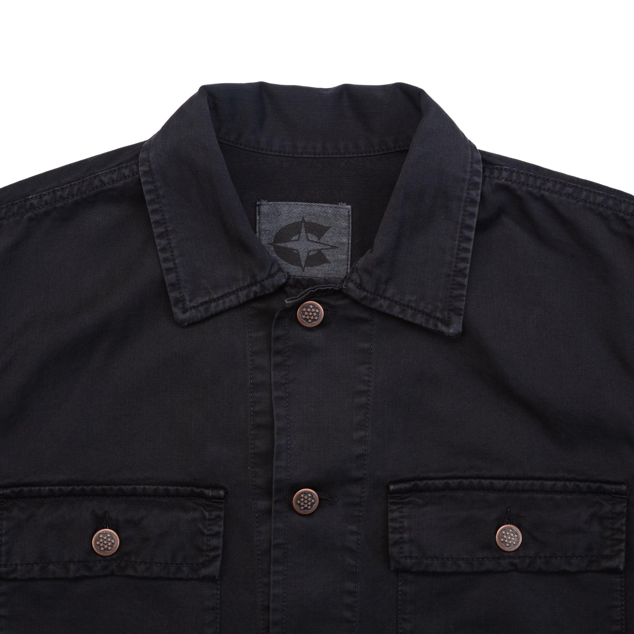 Willy's Field Shirt in Faded Black HBT