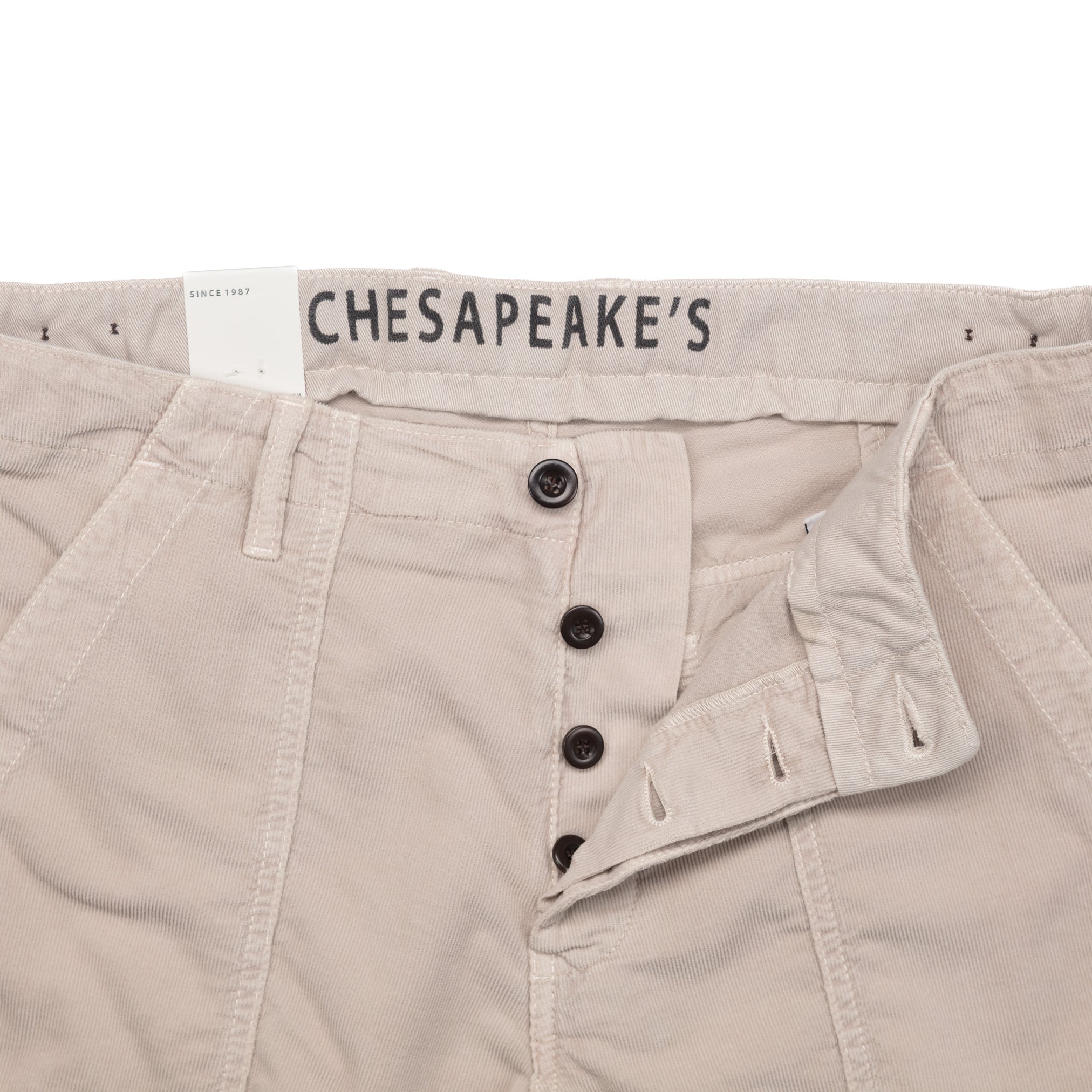 Shannon Fatigue Shorts in Sand Cord