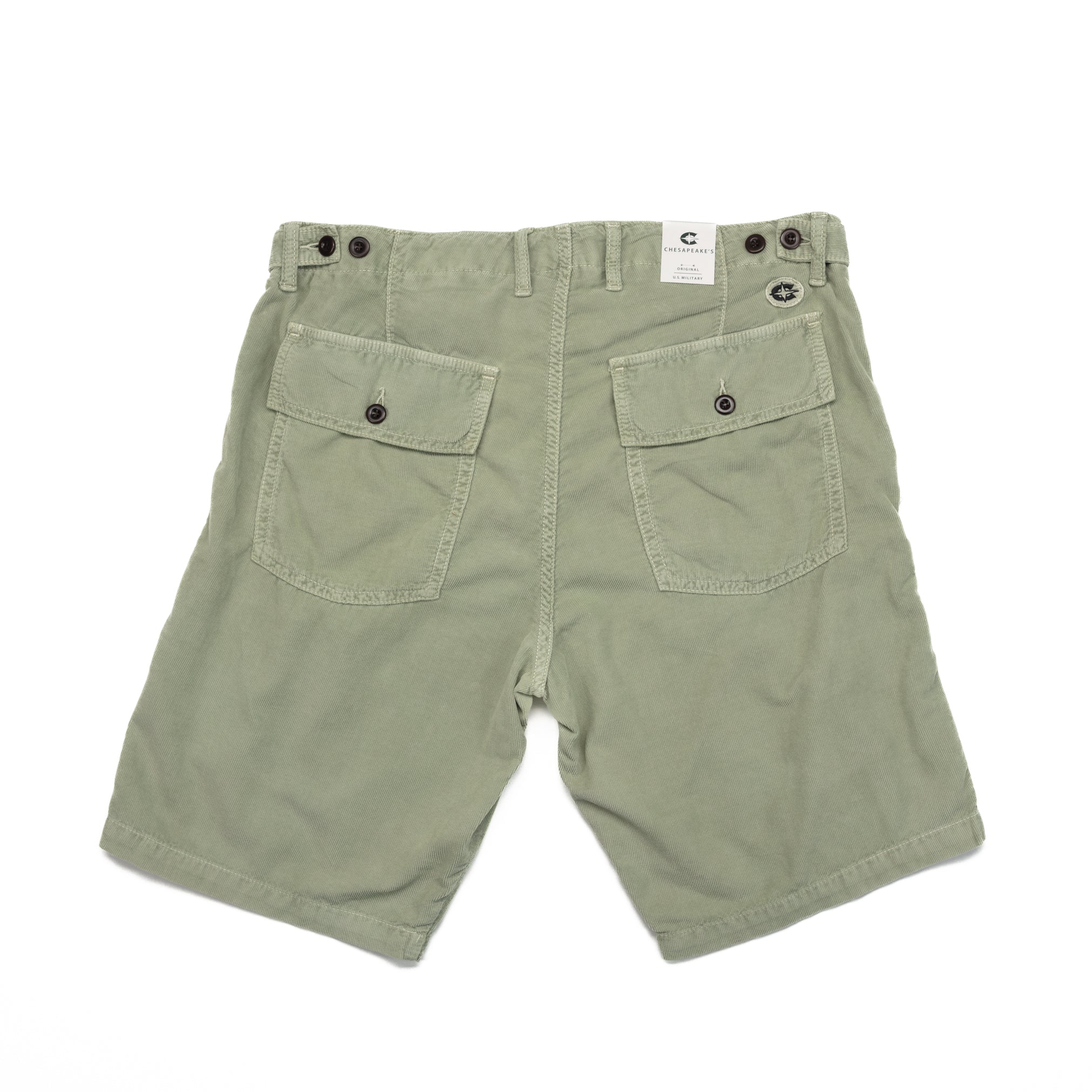 Shannon Fatigue Shorts in Sage Cord
